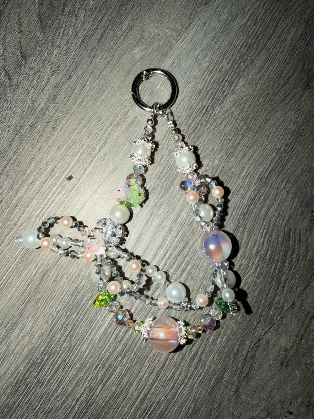custom bag charm/keychain (theme girly)